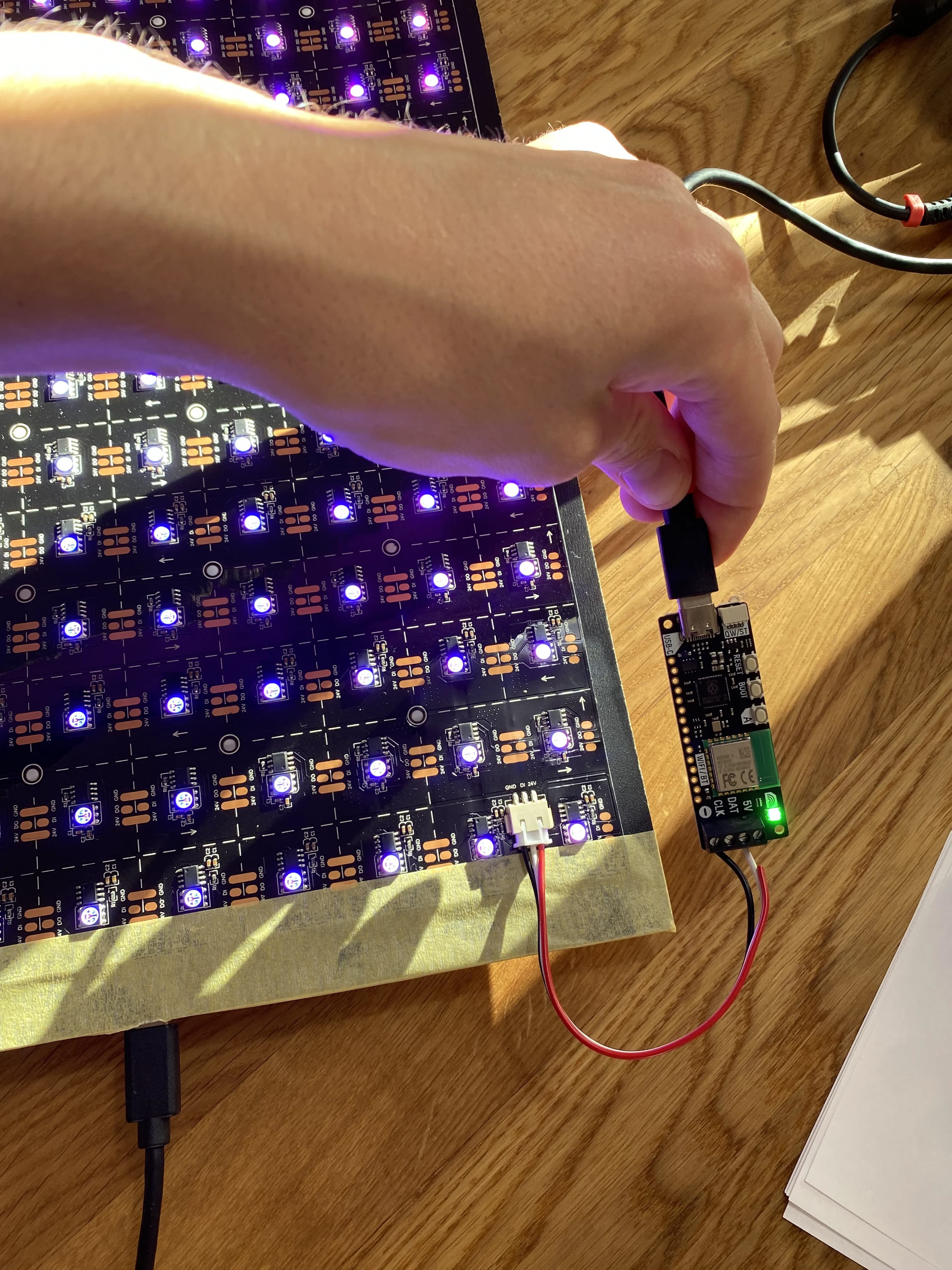 Emil Vorbrugg - LED diffusion testing