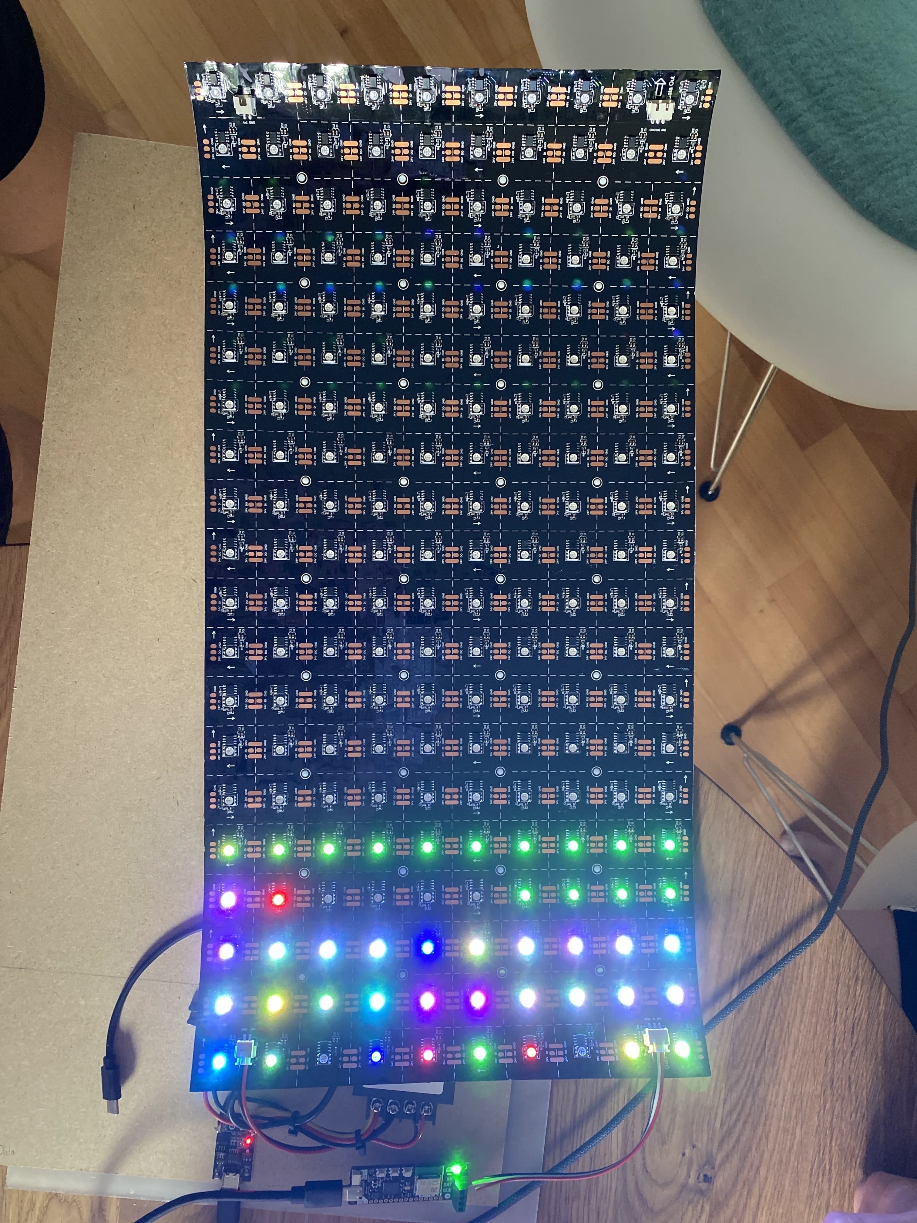 Emil Vorbrugg - Final Lichtobjekt installation